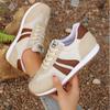 Fashion Size 36-43 Brown Leather Splicing Women Lightweight Leisure Tennis Shoes Classic Design Luxury Girl'S Platform Running Sneakers