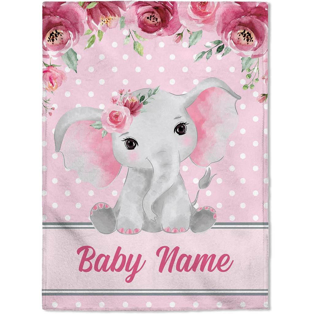 Customizable Blanket For Kids - Name Printed Christmas Children'S Day Birthday Gift Idea Soft Comfortable Blanket