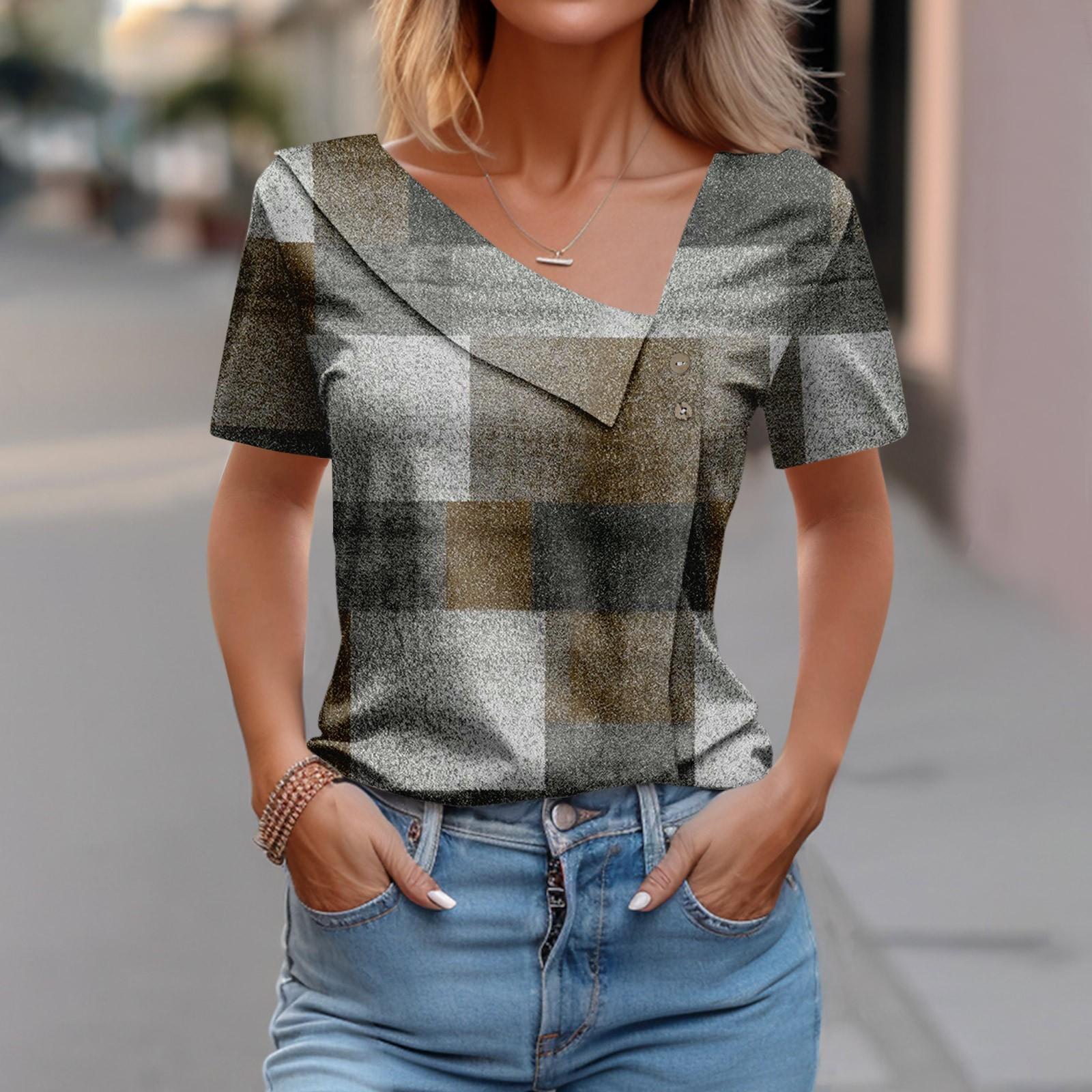 Женская повседневная блузка — фото 16