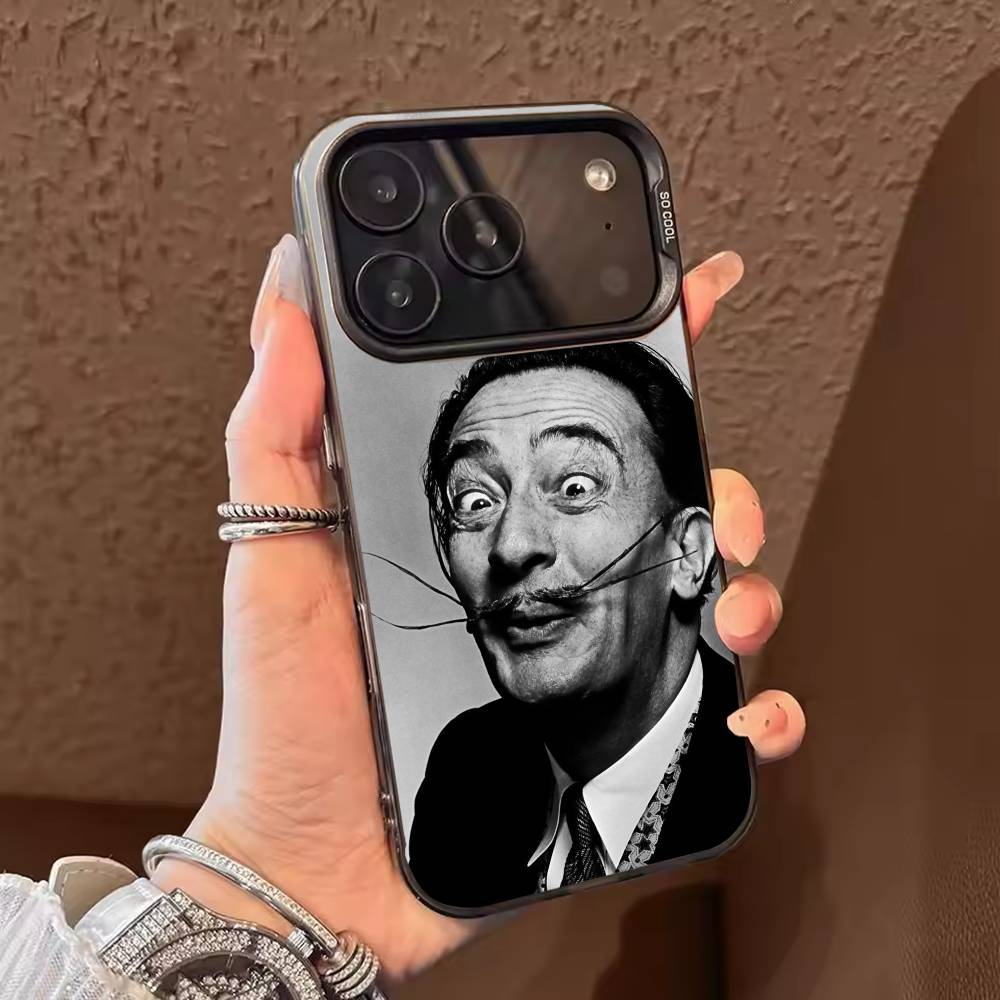 Artist S-Salvador Dalí  Phone Case For iPhone 17,16,15,14,13,12,11,Pro Max,Plus Candy Silver Cover