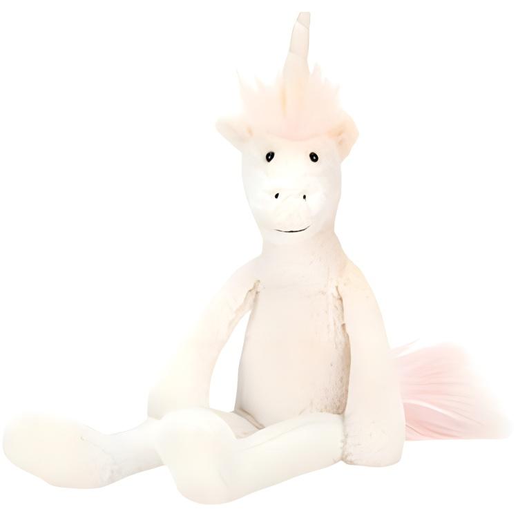 JELLYCAT Mythical Animal Series Jellycat/Animal Milky White Unicorn Soothing Doll Plush Doll 40cm High