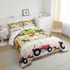 Tractor Bedding Sets for Boys Twin Size Toddler Kids Cute Cartoon Farm Animals Comforter Set Girls Children Farmhouse Country Down Comforter