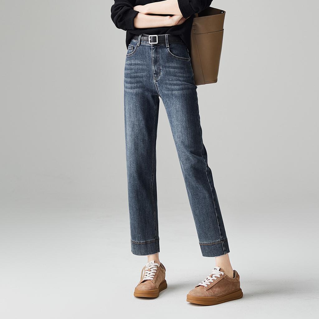 Fashionable High Waisted Jeans for Women In Autumn 2025, Versatile and Slimming Straight Leg Pants
