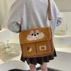 New Cartoon Crossbody Bag, Zootopia Plush Shoulder Bag, Cute and Large Capacity Bag 0176 CLE