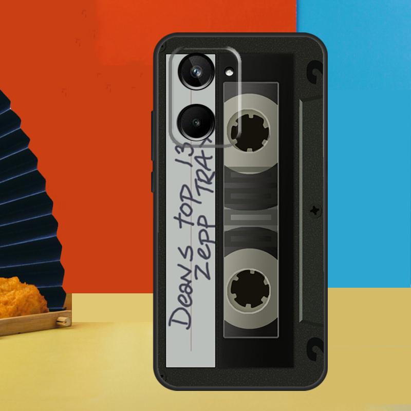 Vintage Cassette tape retro style For Realme GT7 Pro GT6 10 11 12 13 14 15 Pro Plus C55 C67 C63 C61 C53 C31 C65 C71 C75 Case
