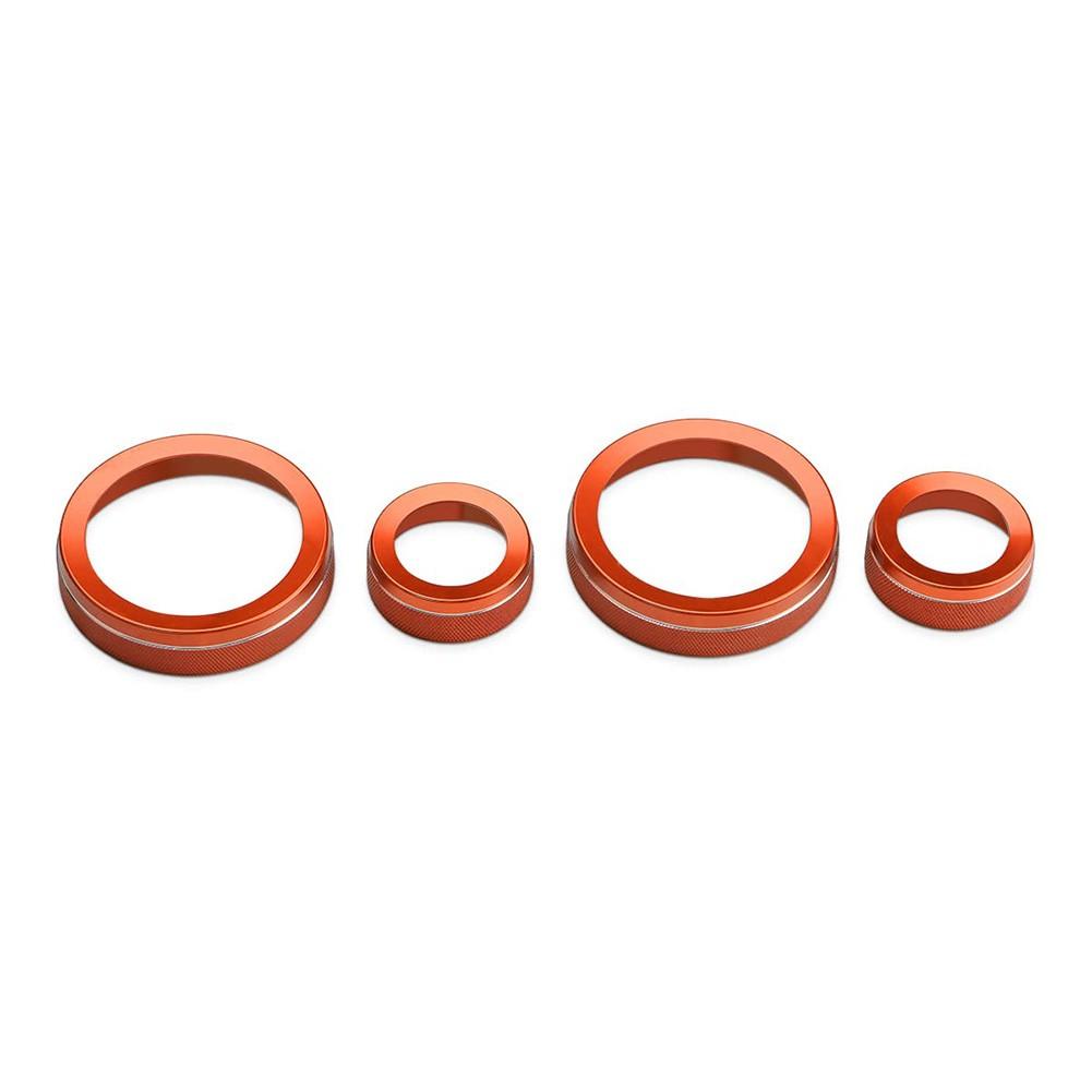 Trim Ring Knob Circle A/C &Audio Volume Knob Aluminum Alloy Corrode Or Peel