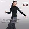 Women's Thermal Fleece Slim-Fit Mock Neck Base Layer