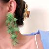 Handmade Colorful Flower Tassel Earrings Rural Style Jewelry Crystal Beaded Tassel Earrings Alloy Beaded