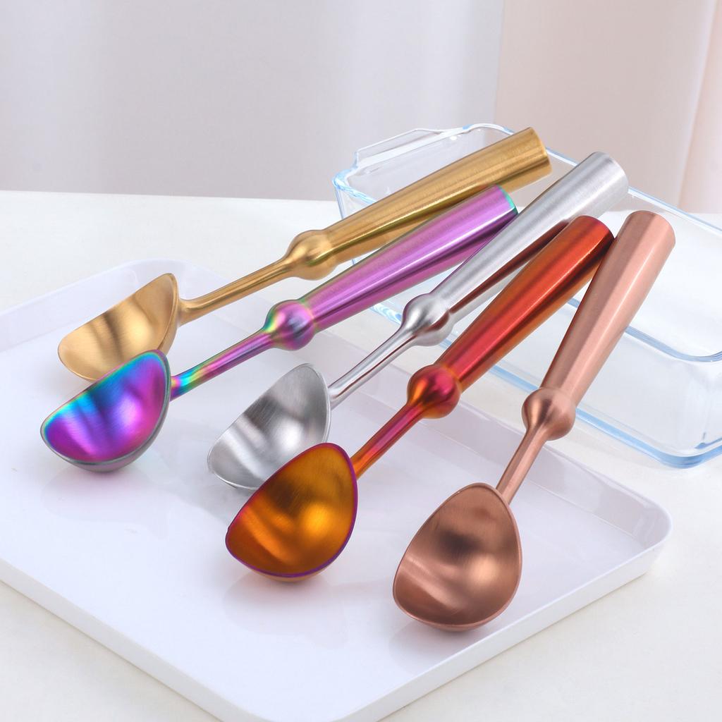 Stabiles Edelstahl-Eiswerkzeug Langlebige Eiskugelportionierer Perfekt zum mühelosen Portionieren von Eis und Früchten