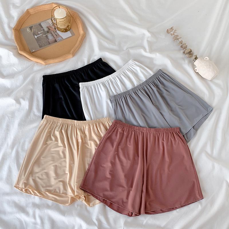 Highwaist Summer Womens Safety Thin Pants Antiexposure Loose Casual Home Leggings Shorts