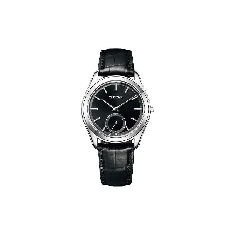 

CITIZEN Eco-Drive No. 1 Quartz Genuine Leather Strap Men s Watch Black Dial AQ5010-01E чорний