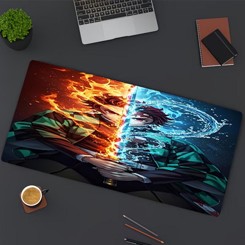 Demon Slayer Print Mouse Pad, for Keyboard Pad Laptop PC Mat for Office Home Use, Desk Decor, Perfect Birthday Gift for Gamers