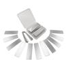 ABBP-200 Piezas Etiquetas de Plantas de Aluminio, Etiquetas Metálicas para Plantas, Etiquetas de Identificación de Árboles Etiqueta de Aluminio para Plantas Etiqueta Redonda de Aluminio Artística