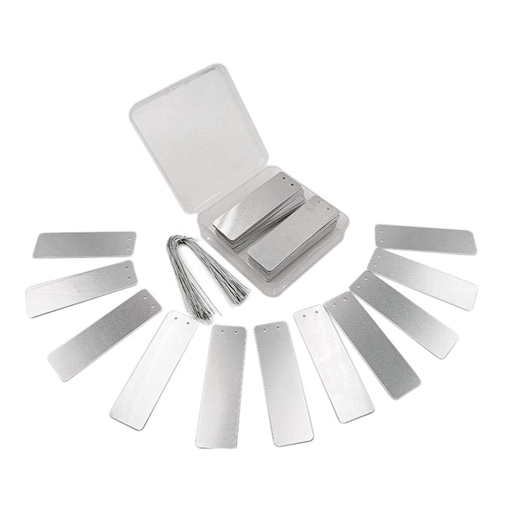 ABBP-200Pcs Aluminum Plant Labels, Metal Plant Tags, Tree ID Tags Plant Aluminum Tag Round Art Aluminum Tag