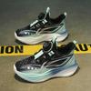 Youth Style Shoes Kids Breathable Mesh Running Shoes Boys Girls Lightweight Slip-On Sneakers With Rotating Buckle Fall