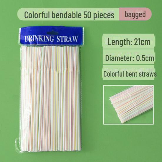 Individually wrapped transparent telescopic straws for children - durable plastic, ideal for soy milk and home use.