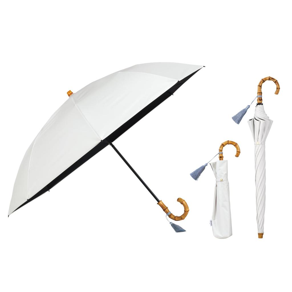 Ombrello Parasole UVO Pieghevole 55cm Tassello Semplice Mini Leggero UV per Sole e Pioggia Ombrello Pieghevole 55cm Stecche Bambù Wpc Lungo Pieghevole UV102TSL02F66