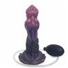 Ejaculating "Dragon" Style Dildo — Silicone dildo featuring an oversized fantasy creature/alien beast design with a "horse knot" structure.