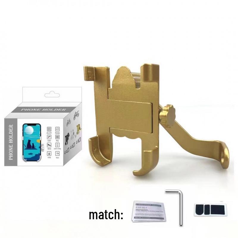 Aluminum Alloy Phone Holder for Motorcycle and Bike Riders