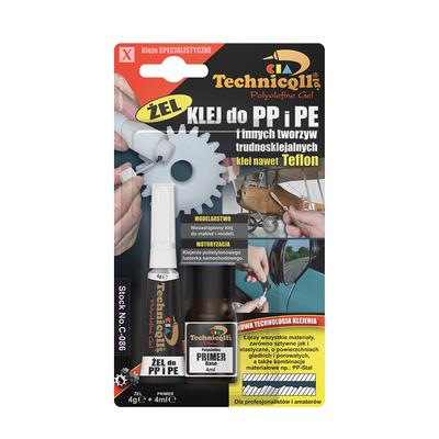 Technicqll Glue Gel for PP, PE with Primer 4G+4ML C-086