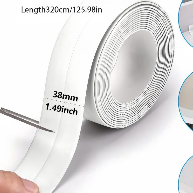 1/2/4Pcs Sets of Household Kitchen and Bathroom Sealing Tape, Stove Corner Line Gap Sealing Waterproof Self-adhesive Tape
