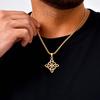 Stainless Steel Celtic Knot Necklace for Men Eternal Connection Jewelry Gift Durable Triquetra Pendant