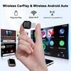 M25 2 in 1 For CarPlay/Android Auto Wired to Wireless Car Adapter Bluetooth-compatible 5.4 AI Box USB Dongle