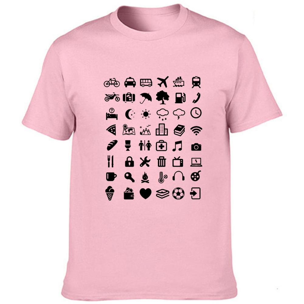Fashion Men S Travel Icon Graphic Tees Men Short Sleeve Round Neck T Shirt Harajuku Streetwear