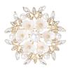 Elegant Pearls Flower Brooch Pin Adornment For Women Fashion Jewelry Accessory Perfect For Weddings And Parties