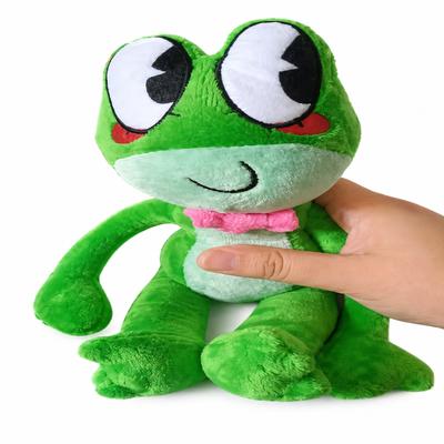 Pelúcia de Sapo Brinquedo Fofo Macio Animal de Pelúcia Boneca de Pelúcia Personagem Sapo Kawaii Presente de Aniversário para Crianças Decoração de Quarto Colecionável para Casa