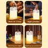USB rechargeable night light, rechargeable bedside lamp, stepless dimming, hanging outdoor camping lamp, portable handheld lamp