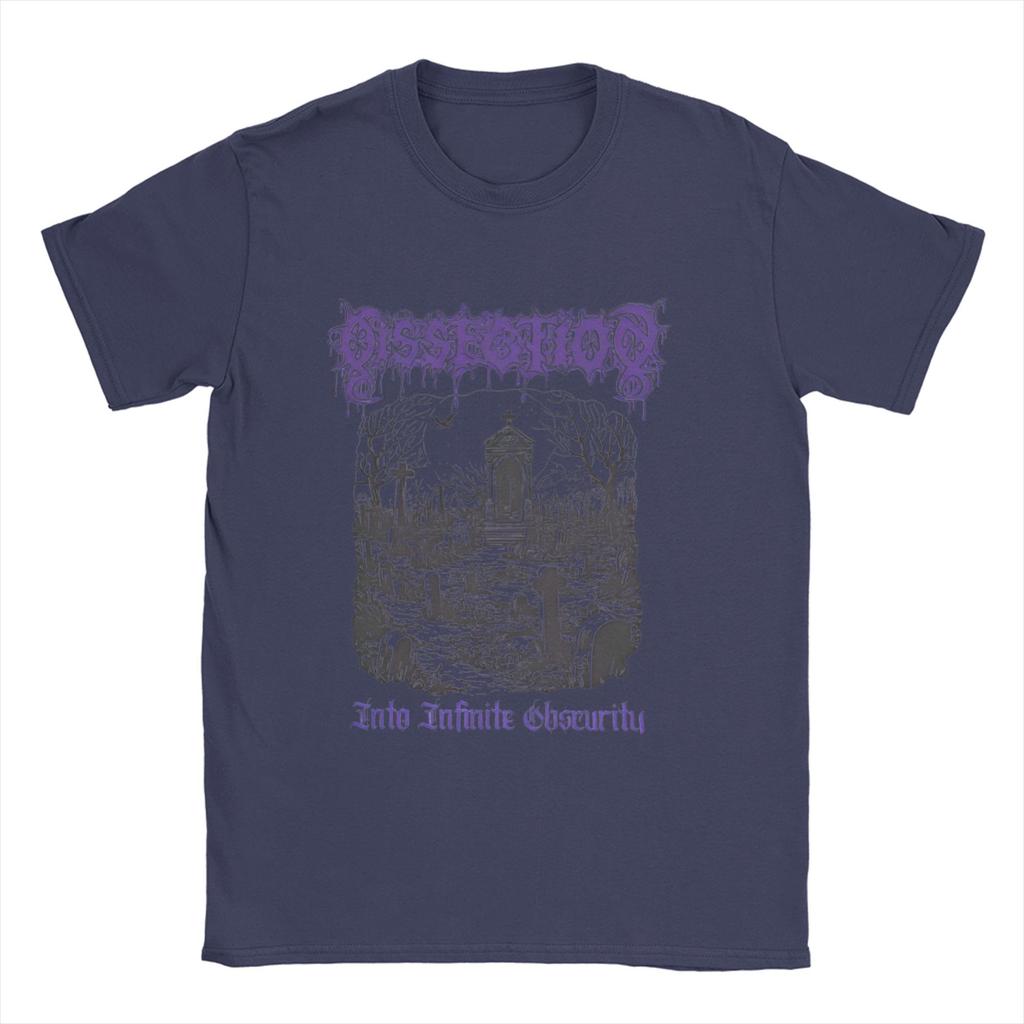 Dissection Band T-Shirt Summer Rock  Band Cotton T Shirts For Men Fashion Custom Logo Tshirt Short Sleeve Vintage Tees