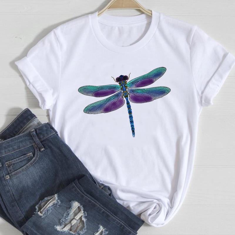 Dandelion Ins Casual Printed Europe and The United States Clothing Top Shortsleeved Tshirt Graphic T Shirts Women Clothing