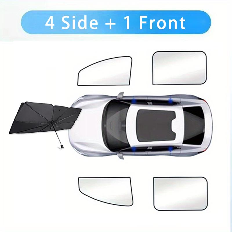 100 Blackout Car Sun Shield Shades Sunshade Covers Summer Magnetic Window Curtains UV Rays Protection Side Front Front Rear
