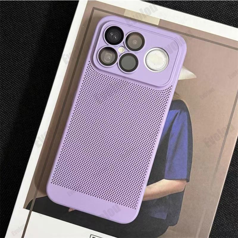 For POCO F8 Ultra F8pro Heat Dissipation Hard Phone Case for POCO F8Ultra Redmi K90 Pro Max Cooling Honeycomb Mesh PC Shell