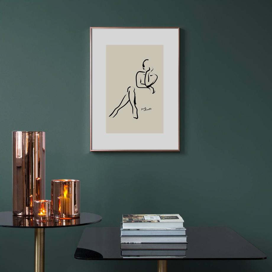French Abstract Line Naked Woman Flower Picasso Pigeon Posters Prints Modern Boho Wall Art Canvas Painting Living Room Decor
