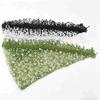 Breathable Lace Triangle Scarf Elegant Lace Flower Tassels Lace Head Scarf  Women Wedding