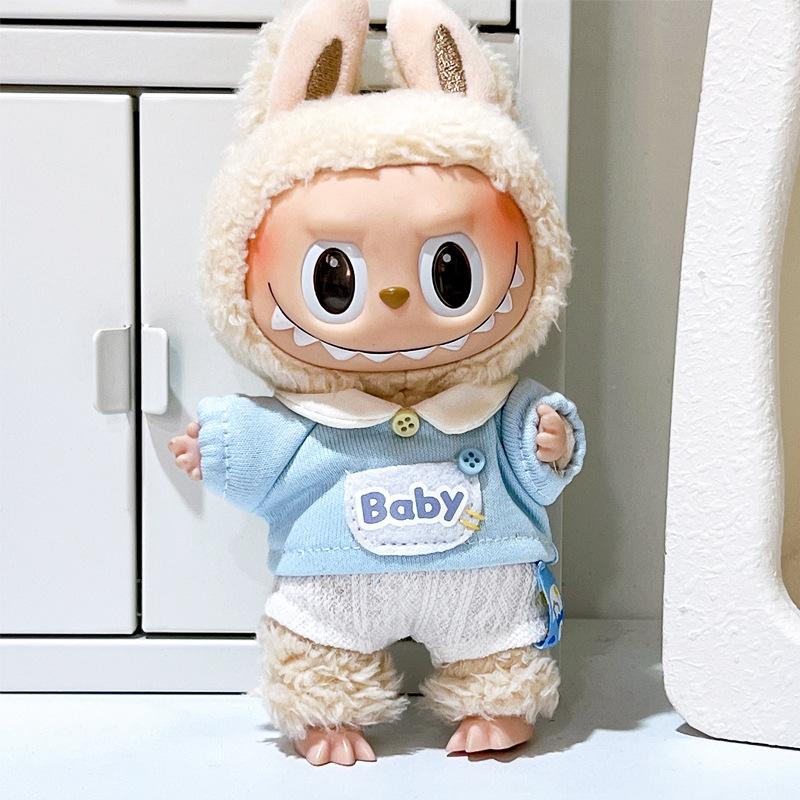 

Rotocast Vinyl Keychain Doll Set – Cute 17cm Collectible Figure (7 Color Variations) with Random Outfit – True Rotational Molding Craft 17cm Rab Wear (excluding doll)