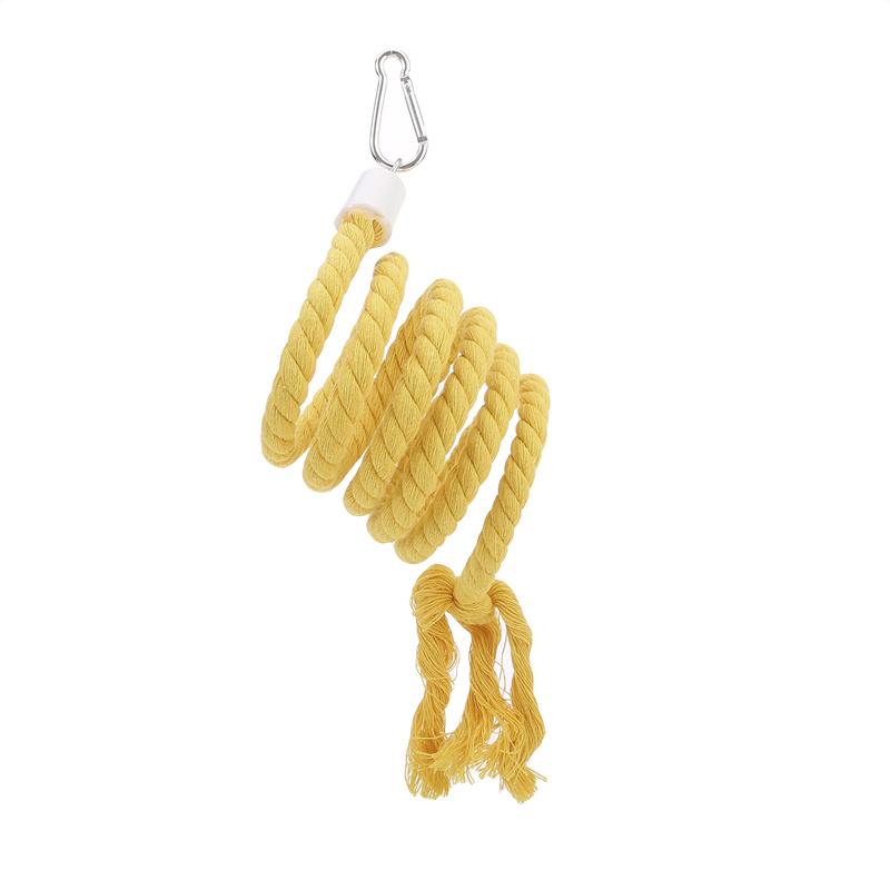 Creative Parrot Climbing Ladder Rotating Swing Bird Hanging Standing Rope Toys