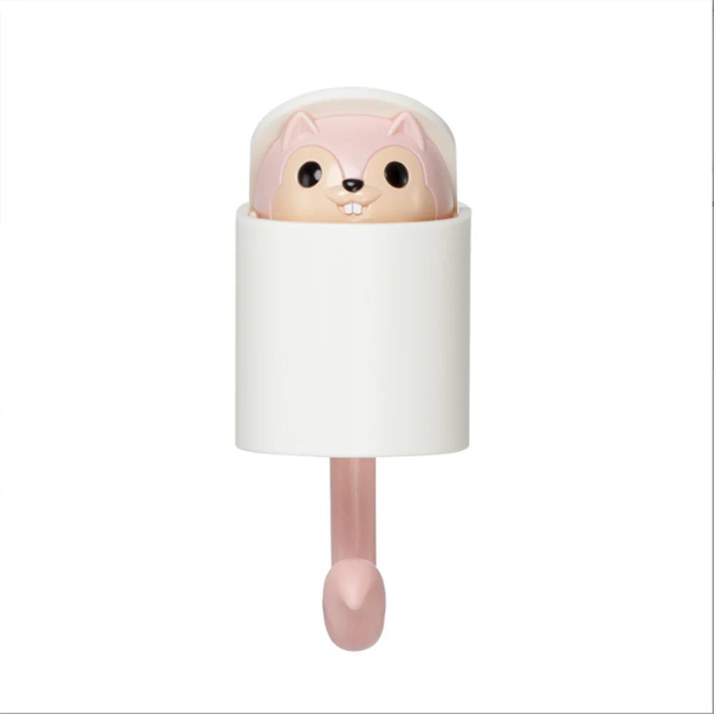 1PCS Creative Blink Cat Hook Cute Seamless Dormitory Bedroom Door Hangers Hooks Key Umbrella Towel Cap Coat Rack Wall Decoration