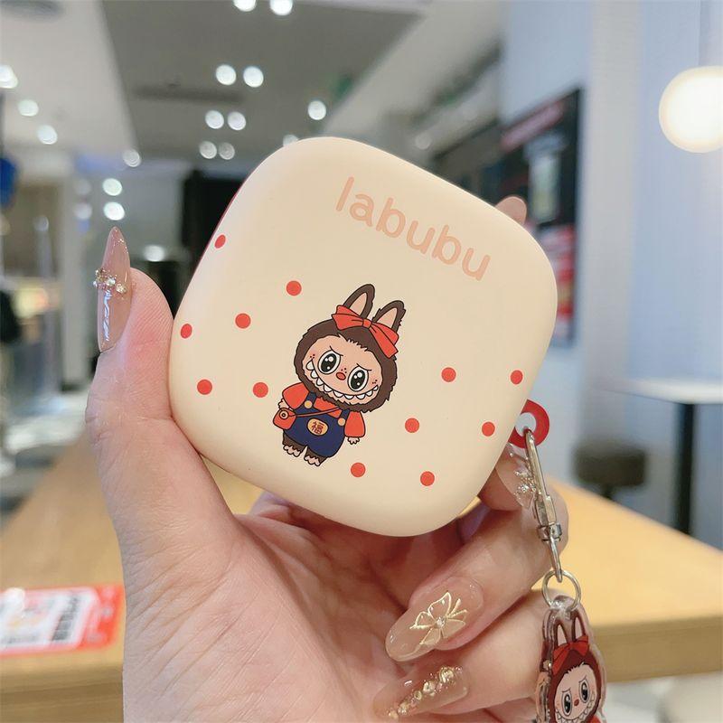 

для Huawei FreeArc Защитный чехол Freebuds6 Матовый Арочный Мягкий Чехол для Bluetooth-гарнитуры Freebuds6 Бесплатный Зажим Простой 6i Тканевый Чехол SE2/3 для Мужчин и Женщин Free clip [Cloth] single shell + same pendant