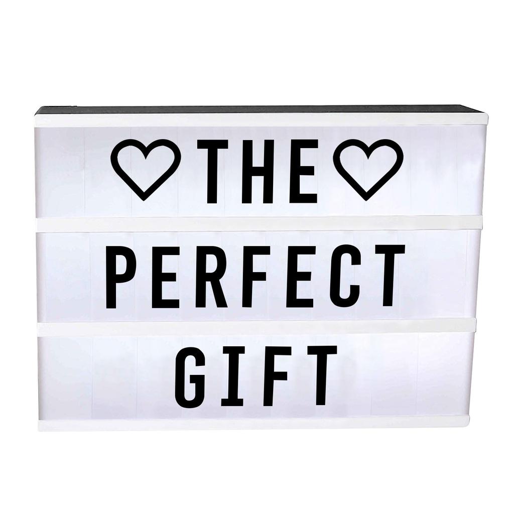 Světelný box s písmeny Led Light Box Dětská ložnice Dekor Miminko Rozsvícená cedule Písmena Tabule Dárky pro chlapce a děti a milovníky