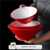 Two-Color Thickened Melamine Noodle Bowl - Large, Threaded Design for Restaurants, Perfect for Noodle Soup, Ramen, and Snail Rice Noodles