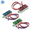 DC0-100V 0.36" Voltmeter 4 Digit Display High Accuracy Car Voltage Tester 3 Wire Red Green Blue LED 12V 48V 60V Battery Detector