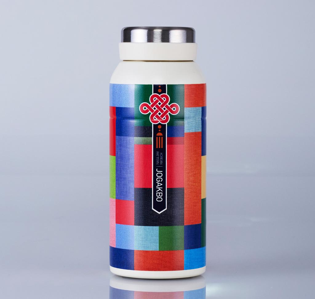 Koreanischer traditioneller Dancheong & Jogakbo Becher 350 ml