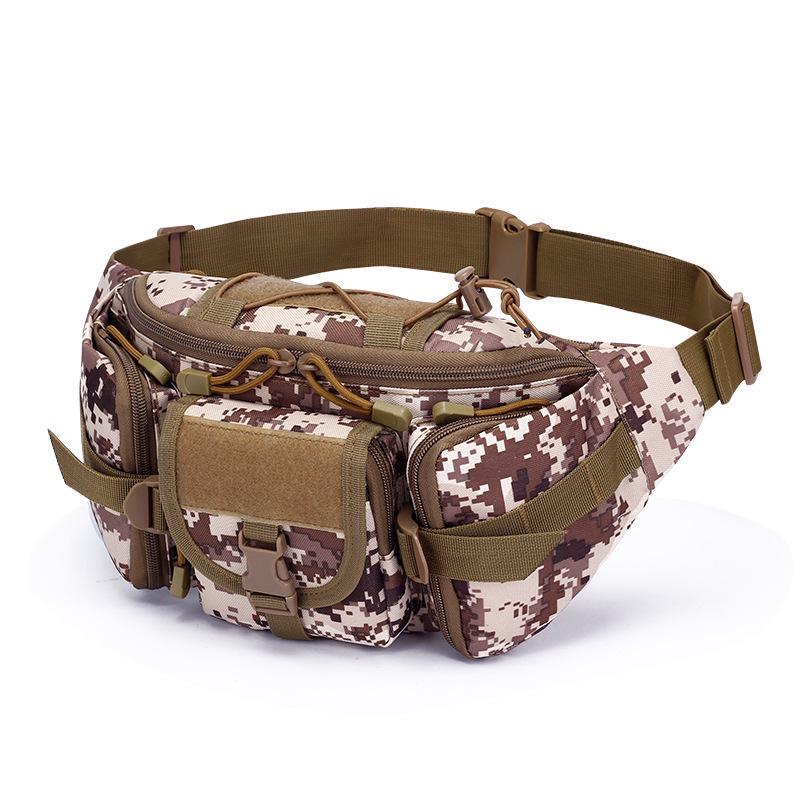 Large Waterproof Tactical Waist Bag: Multifunctional, Wear-Resistant for Outdoor Sports, Cycling, Hiking