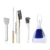 5 Pieces Bird Cage Cleaner Small Broom Cleaning Tools Wire Brush Remover for Parakeet