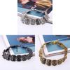 Vintage European Alloy Short Necklace With Geometric Design For Men And Women
