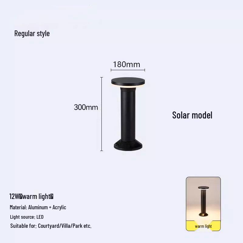 Solar Waterproof Garden Lights - Ground Inserted, Outdoor Courtyard Atmosphere, 24V/220V