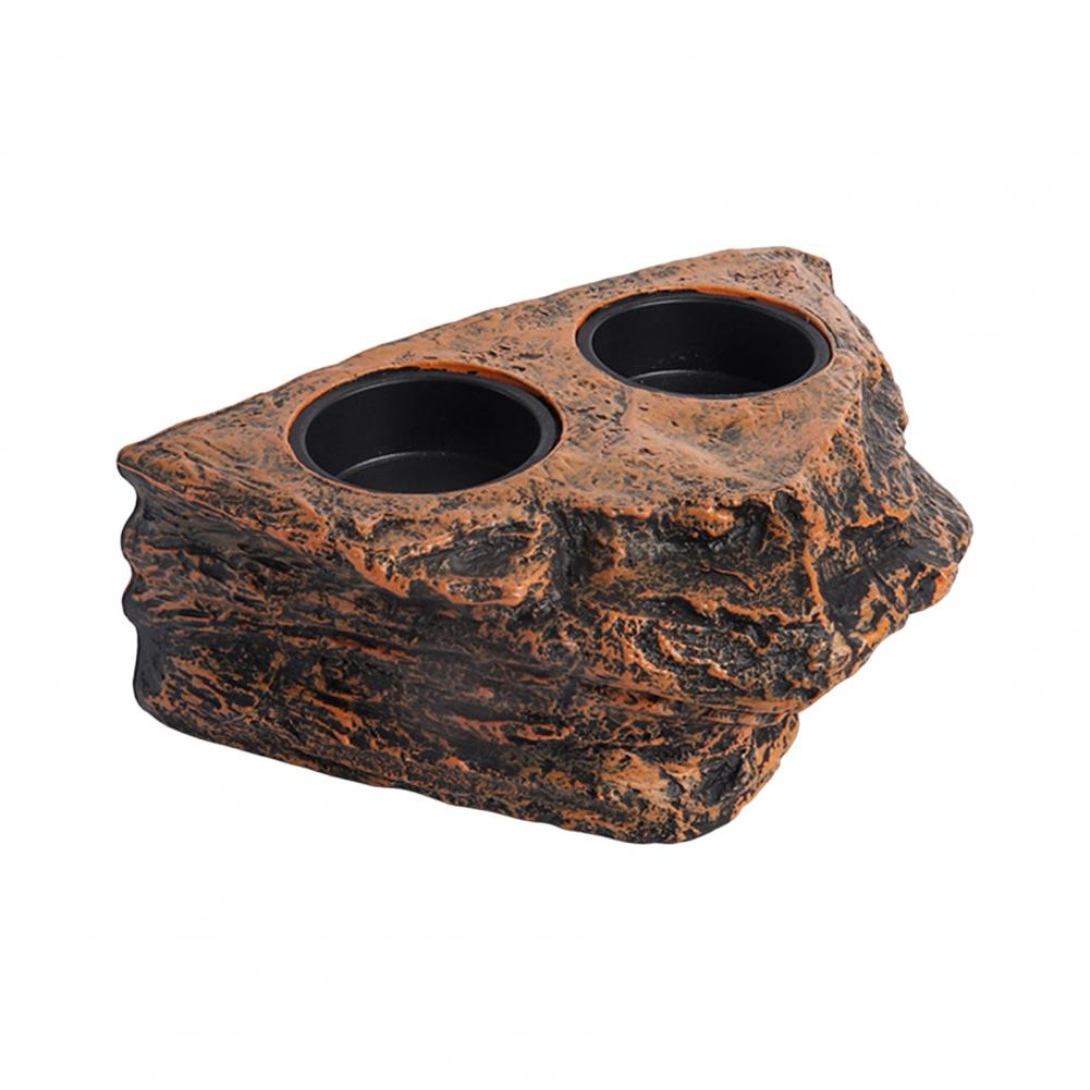 Magnetisk Reptilmatningshylla Hängande Djur Mat- och Vattenskål Leviterande Matningsskål för Geckoödlor Trädgrodor Kameleoner